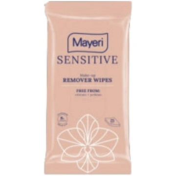 MAYERI Sensitive mitrās salvetes kosmētikas noņemš