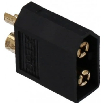XT60 Konektors Male - Melns XT60 male