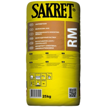Bezrukuma java SAKRET RM 25KG
