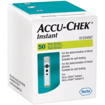ACCU-CHEK Instant testa strēmeles, 50 gab
