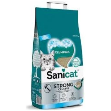 Kaķu smiltis 5kg SANICAT Strong Clumps