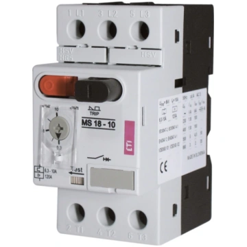 ETI Dzinēja starteris ETI MS18, 3 - 4 kW, 6.3 - 10