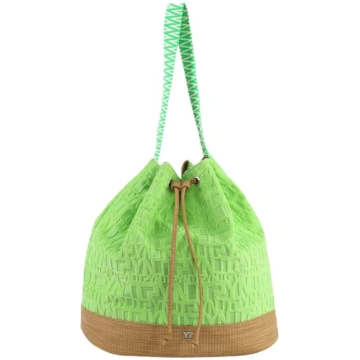 Ynot- Borsa Donna a secchiello in tessuto Sponge