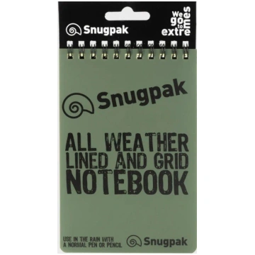 Snugpak Water Resistant Notebook (Olive)