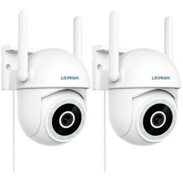 litokam āra novērošanas kamera, 2,5 K, 4MP WLAN ār