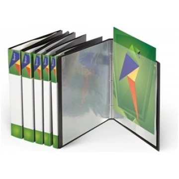 Folder with sleeves Forpus (30) A4, Black FO22416