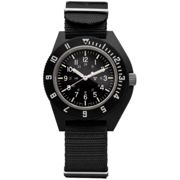 Maratona pulksteņa 41 mm melns pilota navigators M