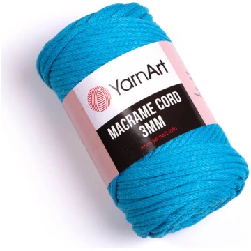 Adīšanas diegi YarnArt Macrame Cord 3 MM 250g, krā