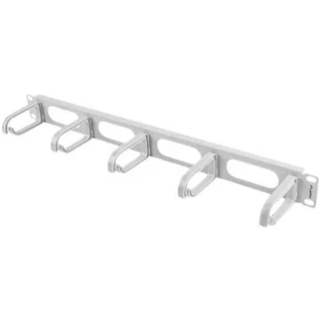 Lanberg 19" cable management panel 5 rings - type 