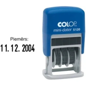 Zīmogs COLOP ar datumu S120 (dd.mm.g) 41809_96