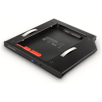AXAGON Optical disk drive caddy for 2.5“ SSD/HDD. 