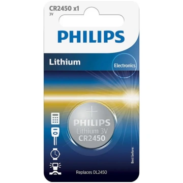 Akumulators Philips CR2450 Lithium 3 V (24,5 x 5,0