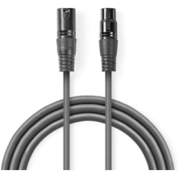 Nedis Cable XLR M - XLR F 5m COTH15012GY50