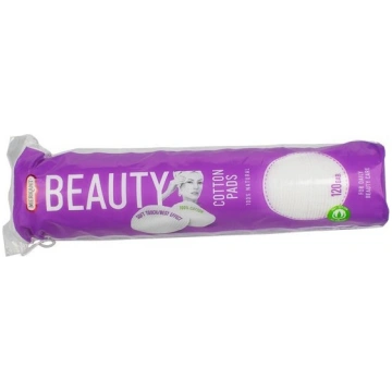 Kosmētiskās vates plāksnītes "Beauty", 100% kokvil