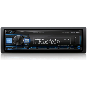 Alpine UTE-200BT receiver with USB, Bluetooth