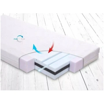 Ortopēdiskais matracis Matex MT0347 Fresh balts — 