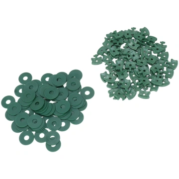 100PCS Greenhouse Twist Clips Plastic Shading Fixi