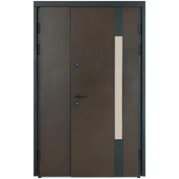 Metāla durvis TERMO HOUSE 705/428 Venge tumšs