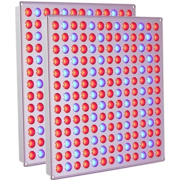 LED Pflanzenlampe 2 Stück Pflanzenlicht mit Rot Bl