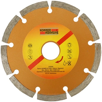 Dimanta griešanas disks KONNER 150, sausai griešan