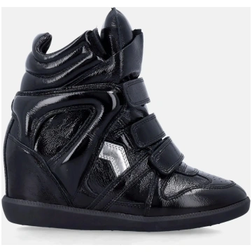 Isabel Marant Bekett Patent Black Sneakers Spazio 