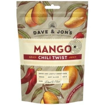 DAVE & JON'S MANGO SPICY CHILI TWIST, 100g Ba