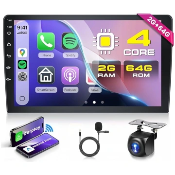 Rimoody 2G + 64G auto radio 2 Din Android bezvadu
