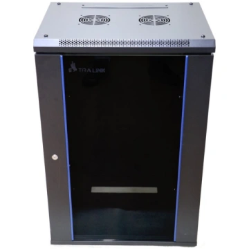 Extralink Rackmount cabinet 15U 600x600 Black wall
