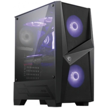 MSI MAG FORGE 100M PC Case, Mid-Tower, USB 3.2, Bl