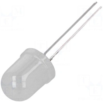 LED | 10mm | blue | 750÷1120mcd | 60° | Front: con