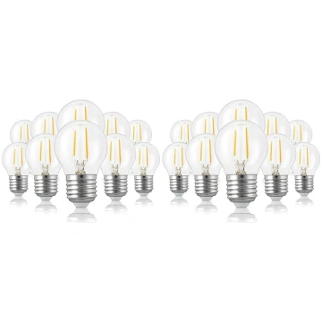 hellum 10 x E27 LED spuldze ar 2,5 W, aizstāj 25 W