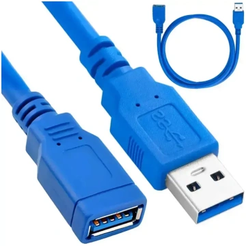 Fusion USB 3.0 pagarinātājkabelis 1.5m – zils Fusi