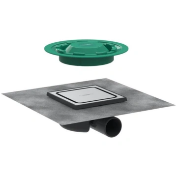 Dušas traps RainDrain Spot, 150x150 mm, horizontāl