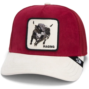 Cepur izliekta truckeris sarkans snapback The Sued