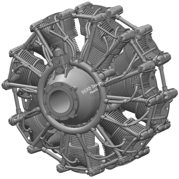 Ki-43 II Hayabusa - Ha-115 engine (for Arma Hobby 