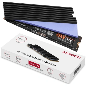 Axagon CLR-M2L3 M.2 SSD diskdziņu dzesētājs 3mm