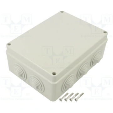 Enclosure: junction box; X: 148mm; Y: 198mm; Z: 79