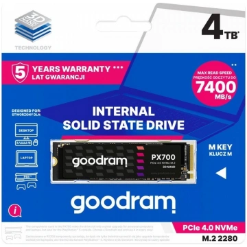 Goodram PX700 SSD SSDPR-PX700-04T-80 internal soli