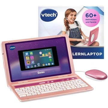 Vtech Genio mācību klēpjdators rozā krāsā – mācību