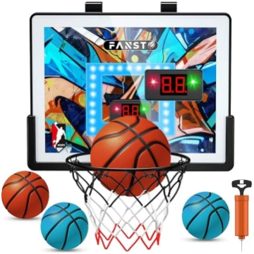 Basketbola apļa komplekts ar bumbu un sūkni, kas k