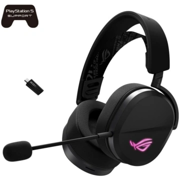 Bezvadu austiņas „Rog Pelta“ 2,4 GHz/BT/USB-C/PC/M