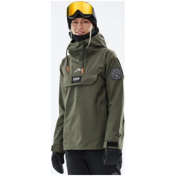 Dope Blizzard W 21 Ski Jacket Women Olive Green