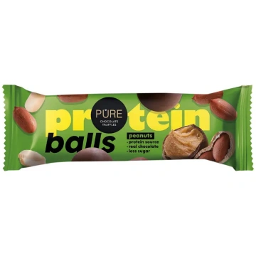 Šokolādes trifelīši PURE 40 g — tumšā šokolāde ar 