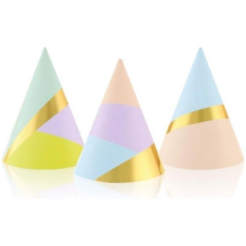 Svētku cepurītes (6) Pastel Party
