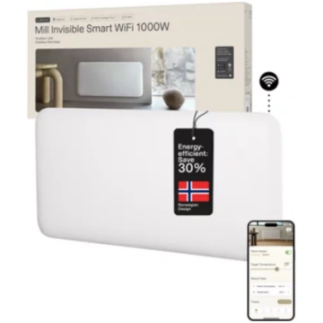 Mill Invisible Smart WiFi Heater | PA1000WIFI4 | P