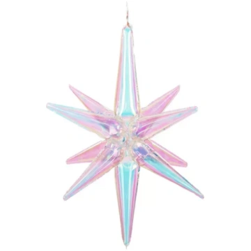 3D folija balons "Zvaigzne", zaigojoša, 70 cm Part