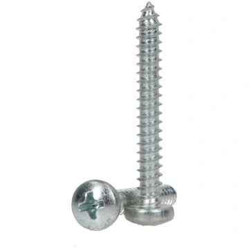 Self-tapping screw DIN 7981 ST2.9x19 galvanized wh