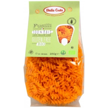 Dalla Costa Pasta Fusilli BIO kukurūzas (Bezglutēn