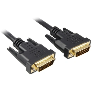 Sharkoon Adapter DVI-D - DVI-D (24+1) black 2m ( 4