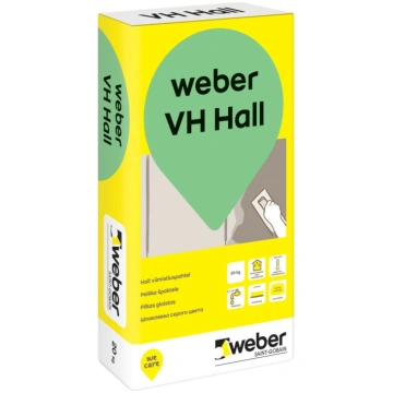 Špaktele Weber VH, pelēks 20kg